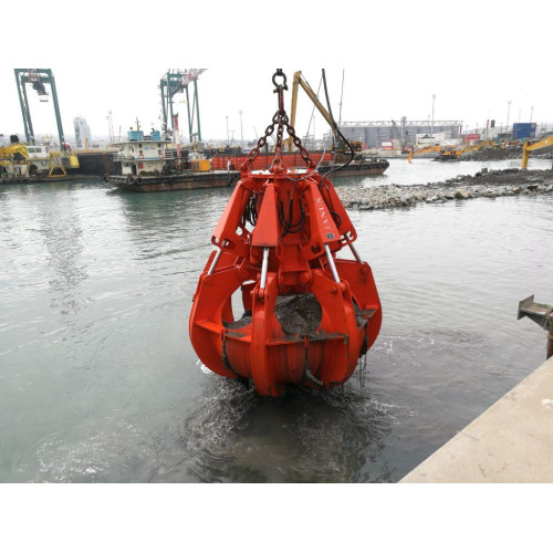 Dredging Electric Hydraulic Orange Peel Grab Dredging Orange Peel Grab Supplier in India